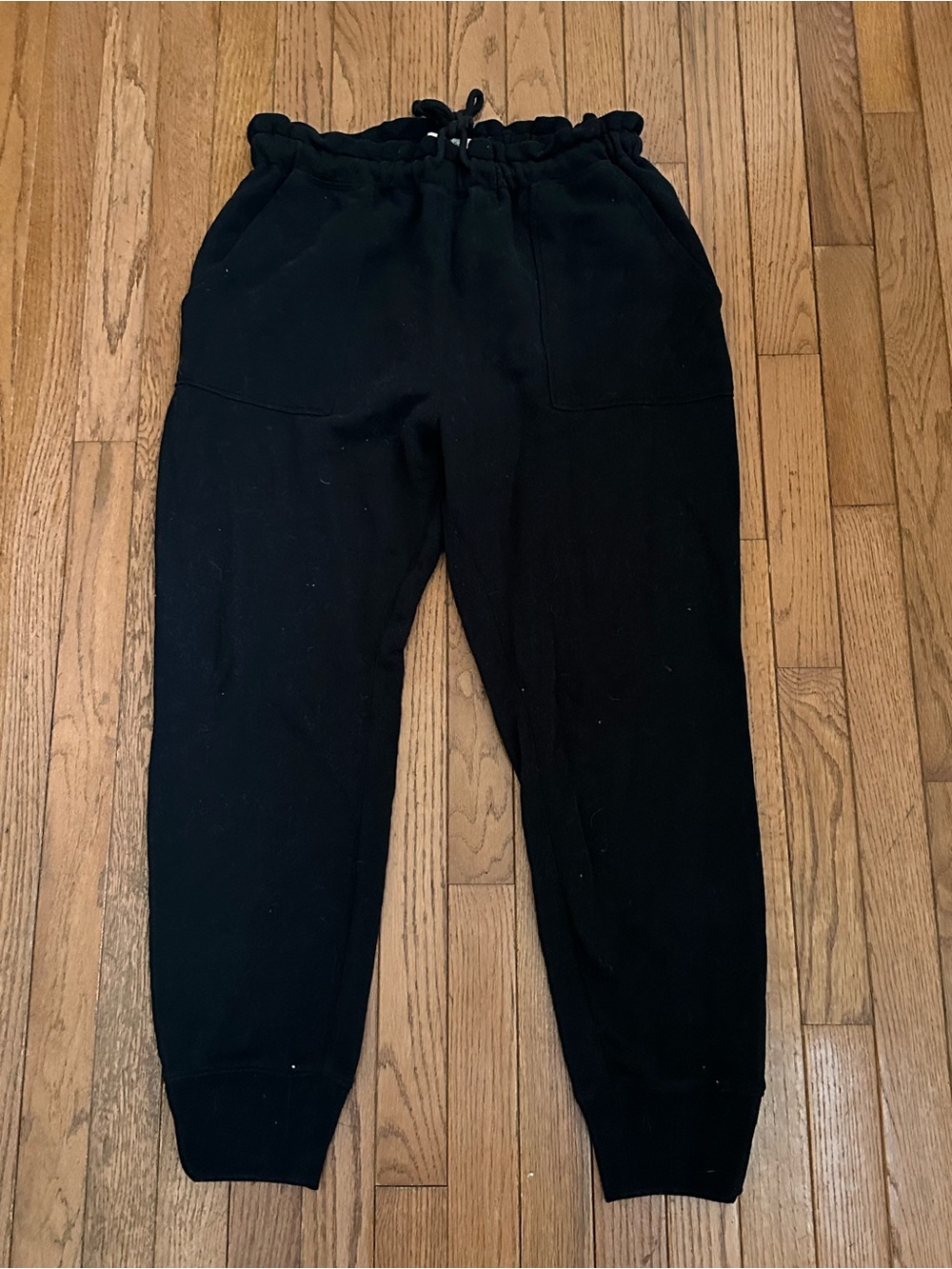 Abercrombie & Fitch black Drawstring Jogger Pants size XL